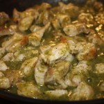 Added to some browned pork