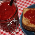 Delicious sugar free strawberry topping