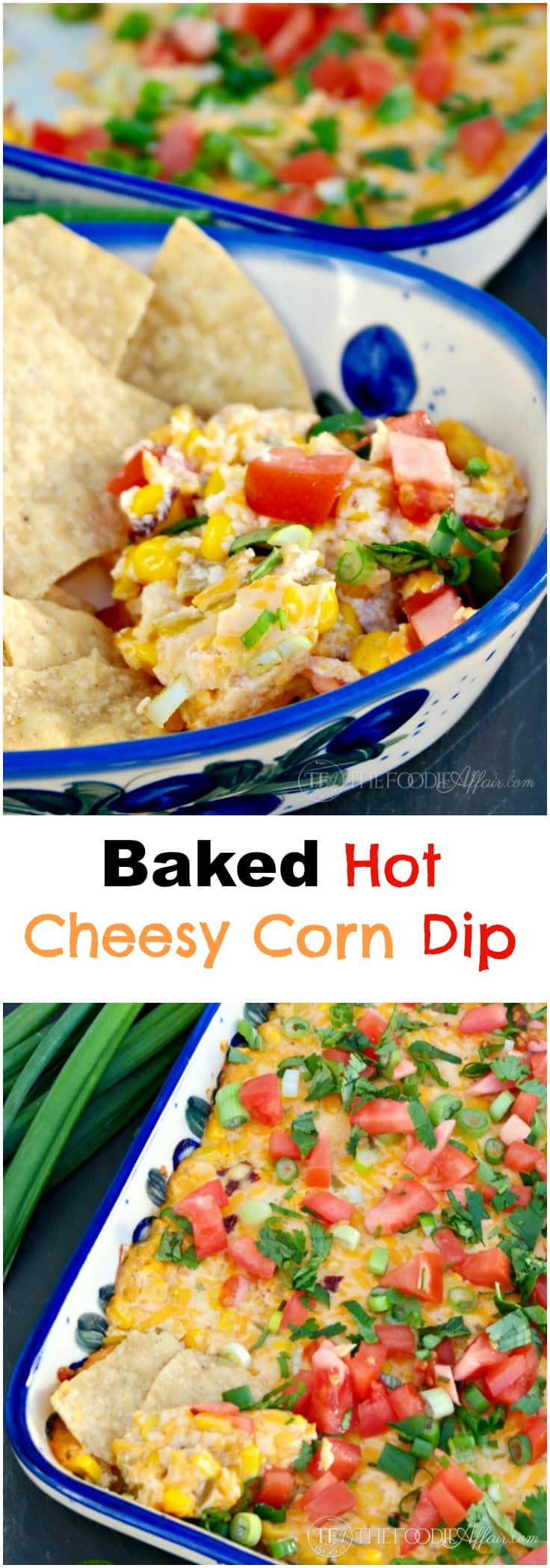 Baked Hot Cheesy Corn Dip