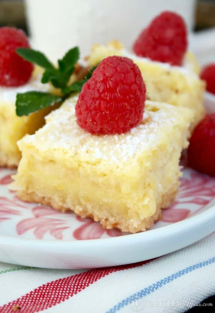 Lemon Bars Low Carb Gluten Free 
