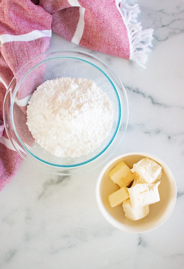 Ingredients for frosting.