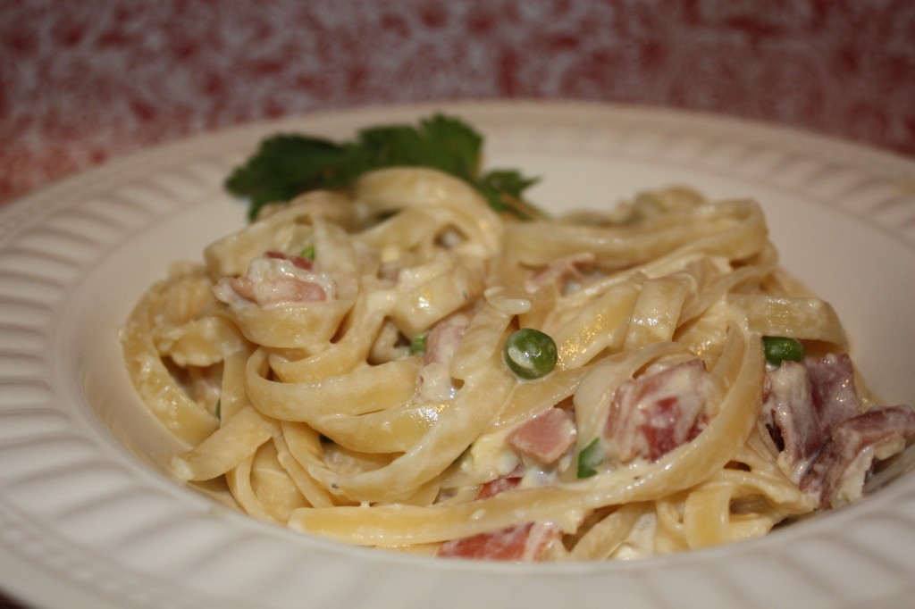 linguine carbonara