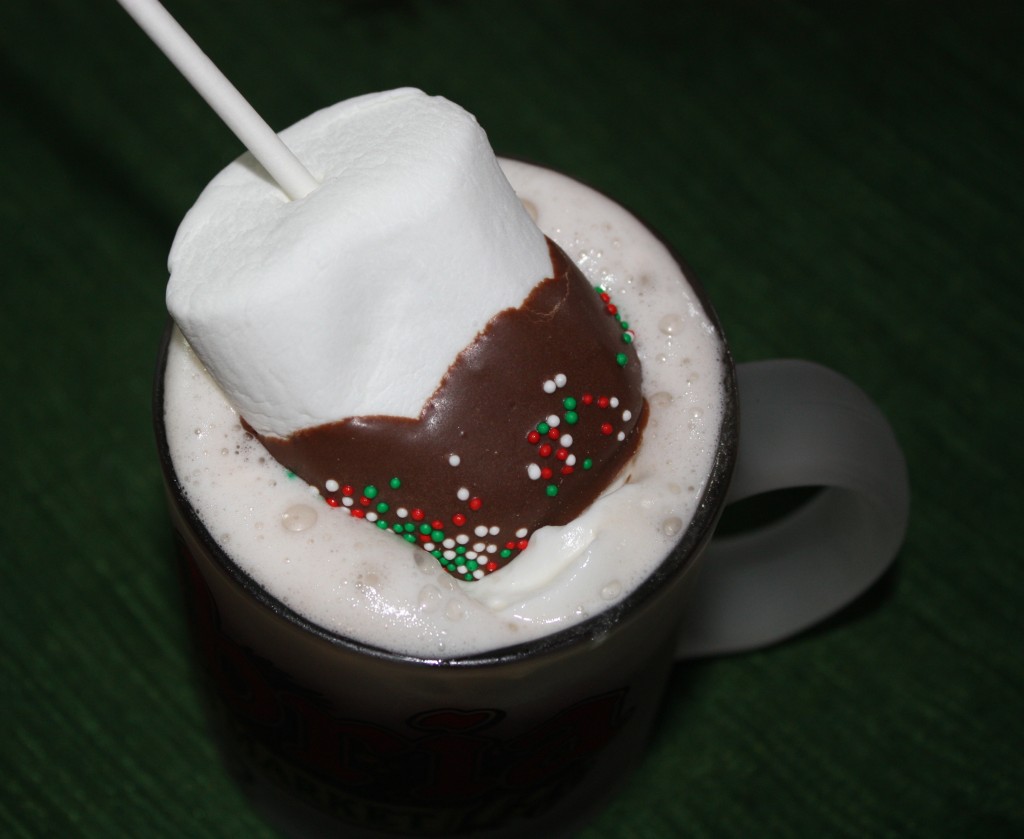 You can never have enough marshmallow in cocoa!