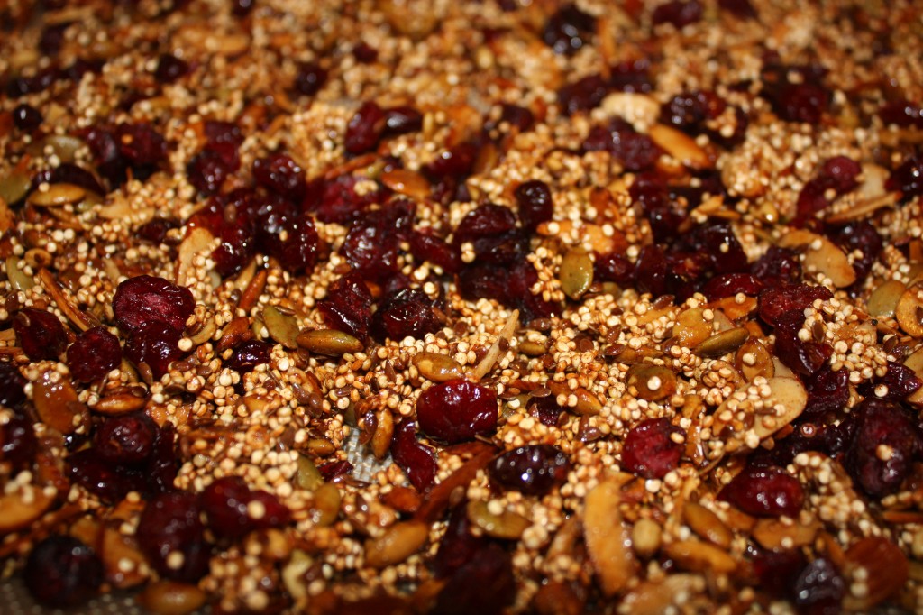 Quinoa Pumpkin Seed Granola 