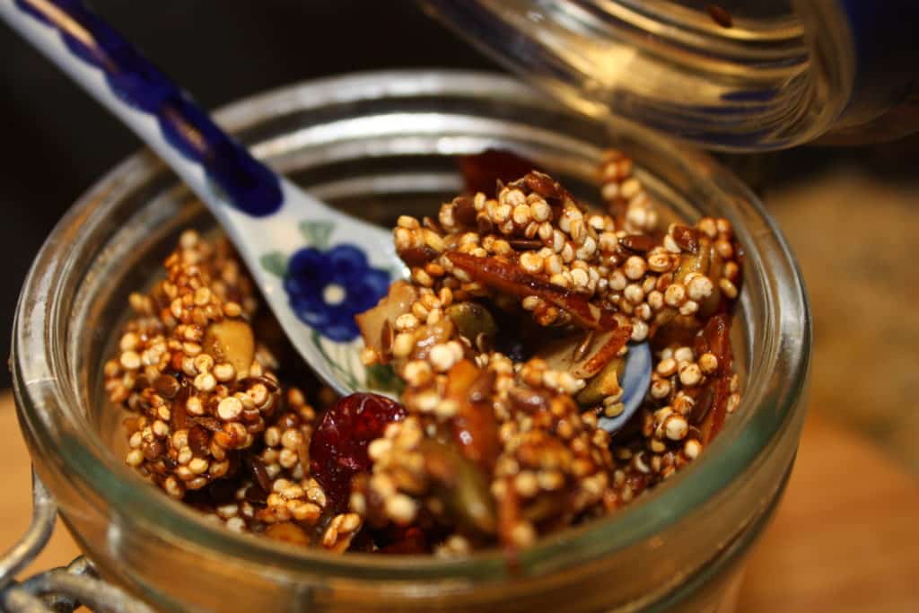 Quinoa Pumpkin Seed Granola