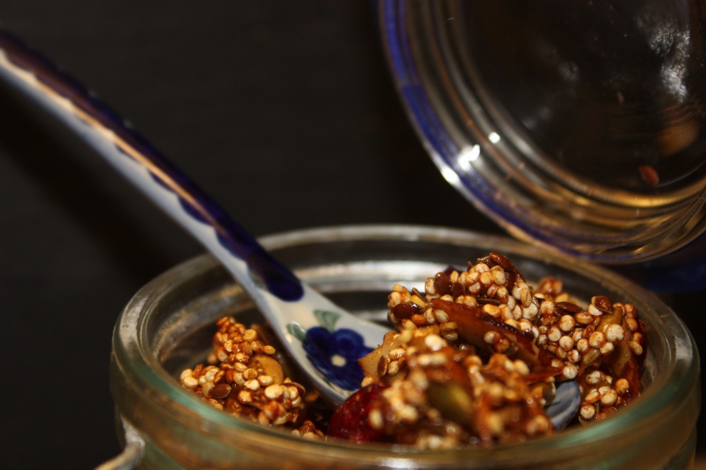 Quinoa Pumpkin Seed Granola 