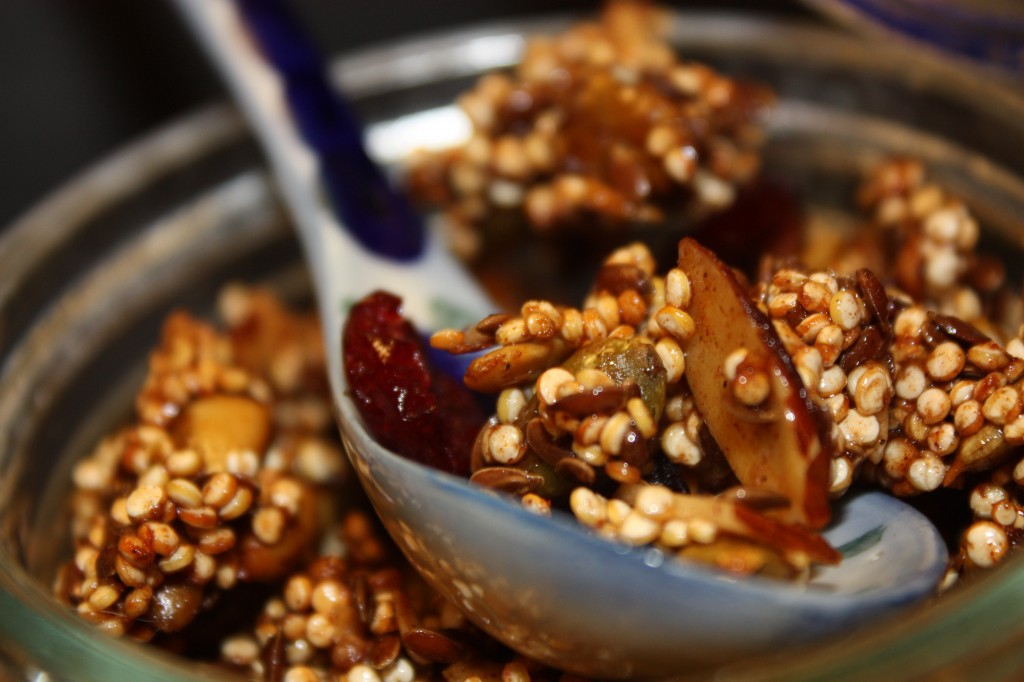 Quinoa Pumpkin Seed Granola 