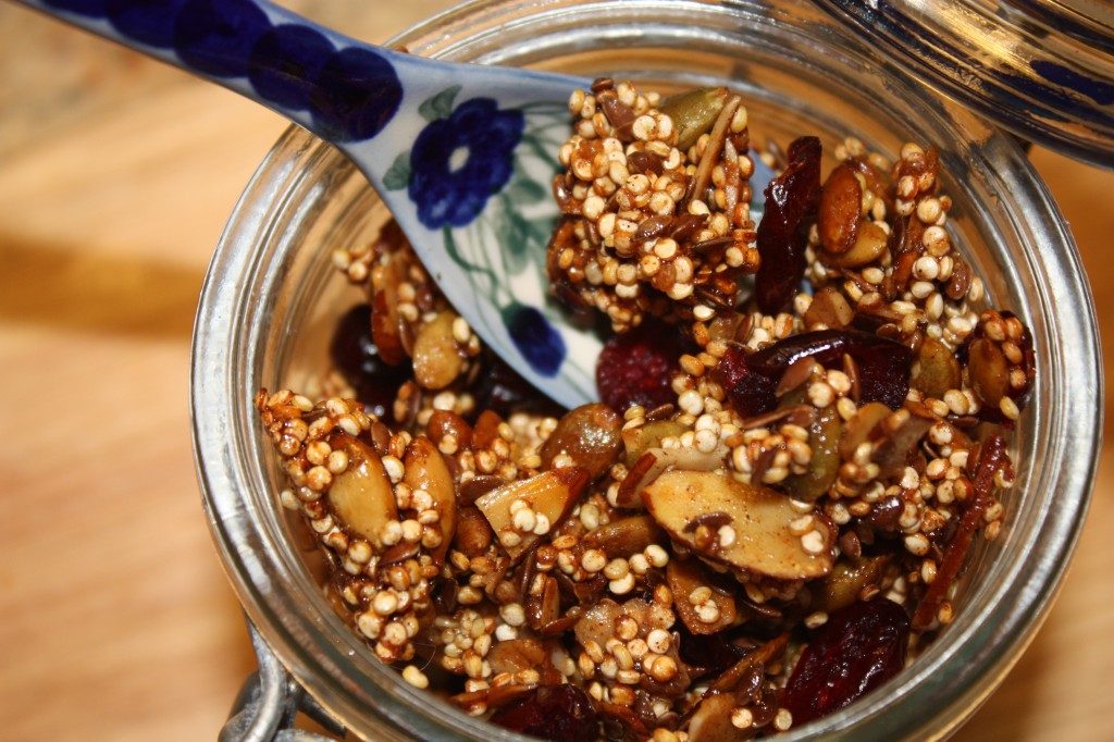 Quinoa Pumpkin Seed Granola 