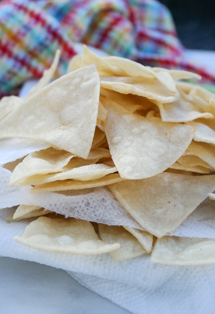 Corn tortilla chips.