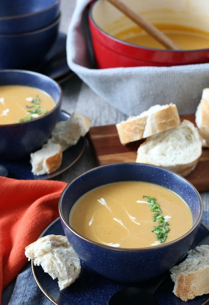 Sweet Potato Soup with Coconut Milk