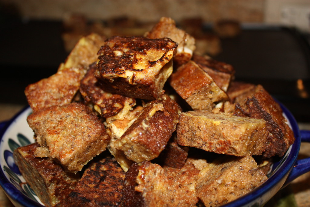 French toast, banana bread, leftovers, easy breakfast