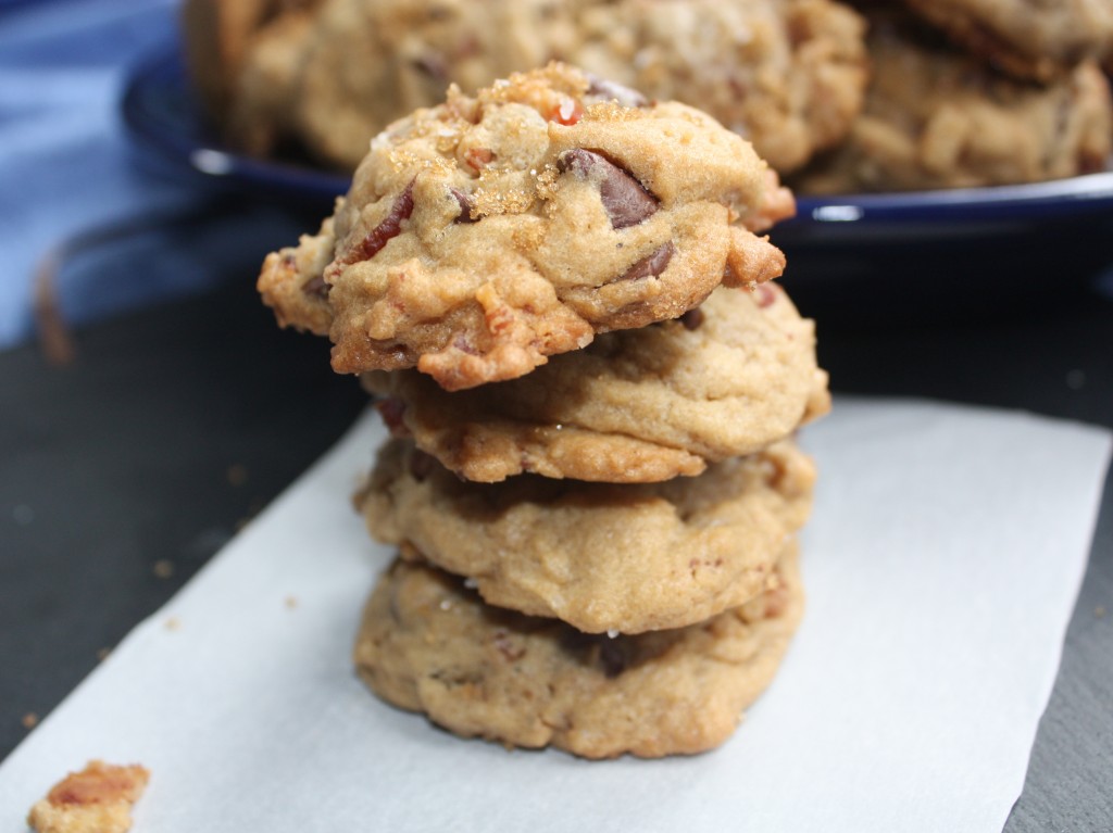 chocolate chip cookies-maple-bacon-snack-dessert-decadent