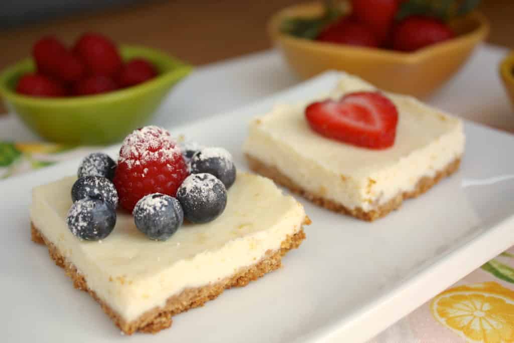 cheesecake-squares-lemon-bridal-dessert-party-event-fresh fruit