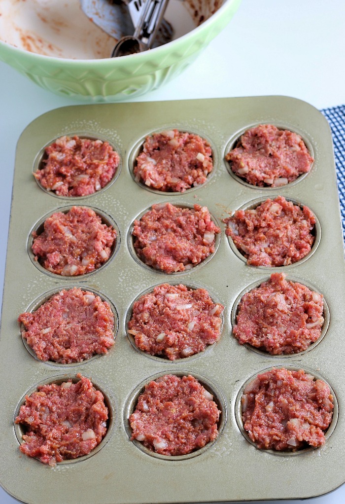 Here we see the mixture ready to be put into the oven so it can be baked. 