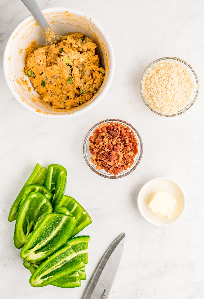 Cheese mix to stuff in jalapenos.