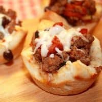 Meatza Cups - Hamburger Pizza Cups