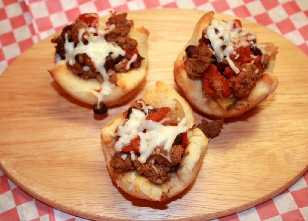 Hamburger Pizza Cups