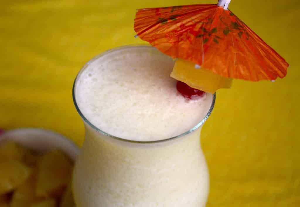 Pina Colada Cocktail for a tropical get away