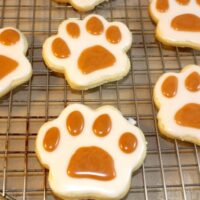 Paw Print Cut-Out Cookies - The Foodie Affair