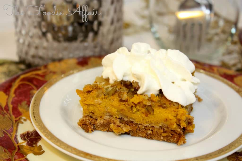 Pumpkin Cheesecake Bars - The Foodie Affair