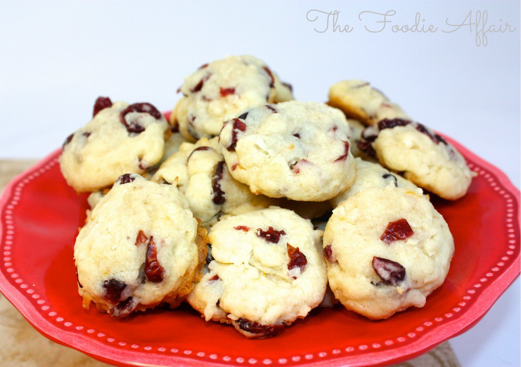 Cranberry Coconut Cookies - The Foodie Affair