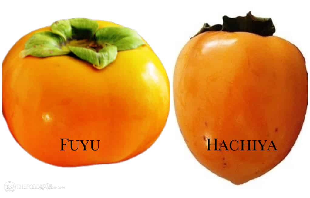 Fuyu and Hachiya Persimmons