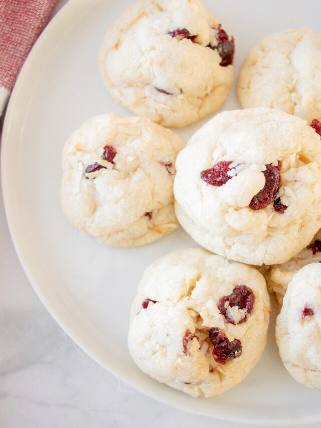 CRANBERRY COCONUT COOKIES STORY • The Foodie Affair