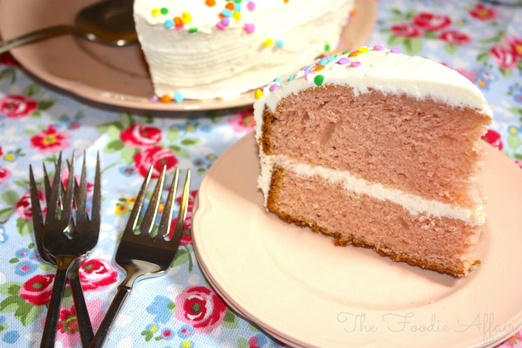 celebration cake white chocolate - The Foodie Affair 