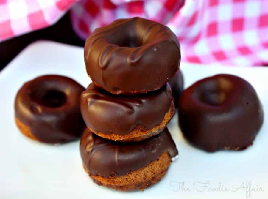 Chocolate Mini Donuts with Rocky Road Toppings The Foodie Affair
