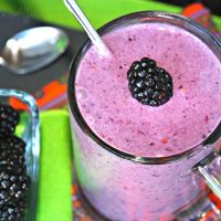 Blackberry Banana Smoothie