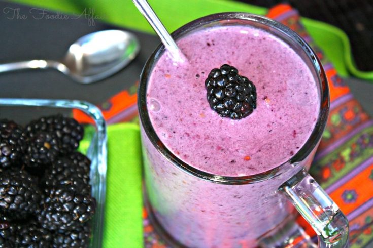 Blackberry Banana Smoothie