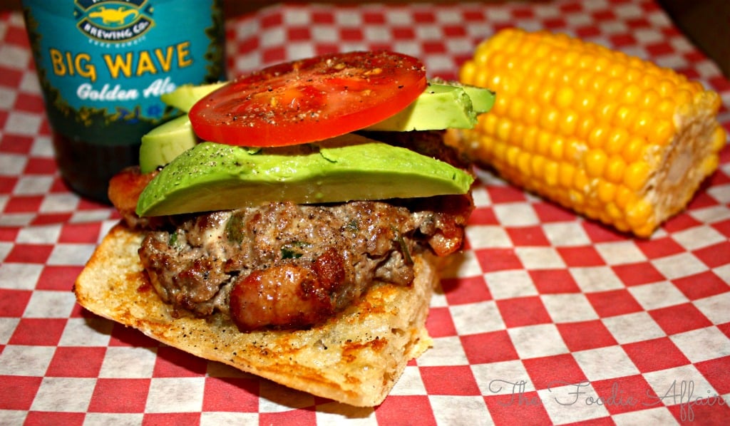 Blue Cheese and Bacon Burgers - The Foodie Affair
