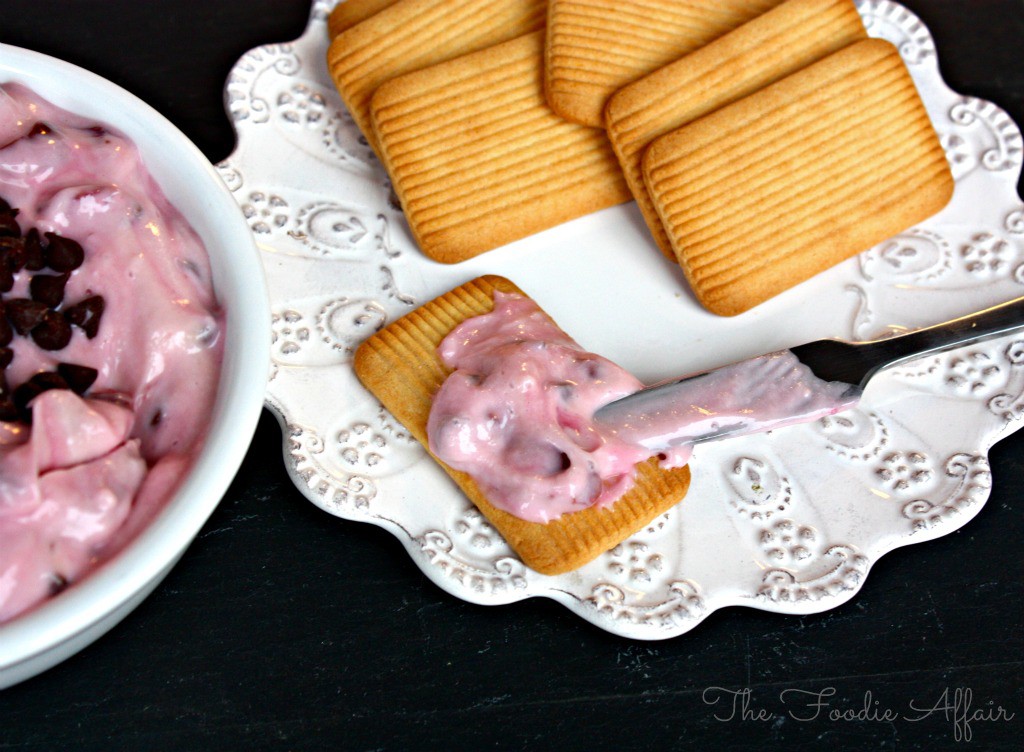 Cherry Chocolate Chip Dip - The Foodie Affair