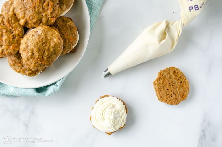 Carrot Cake Cookies with Coconut Cream Filling The Foodie Affair