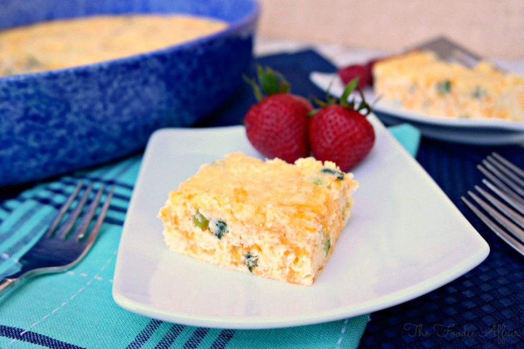 Cheddar Egg Casserole - The Foodie Affair