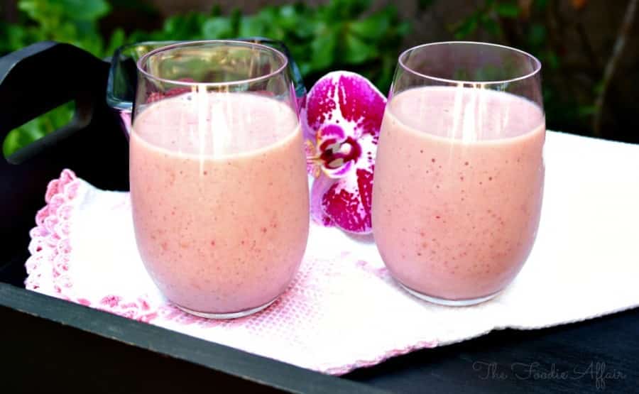 Healthy Peanut Butter Berry Smoothie The Foodie Affair