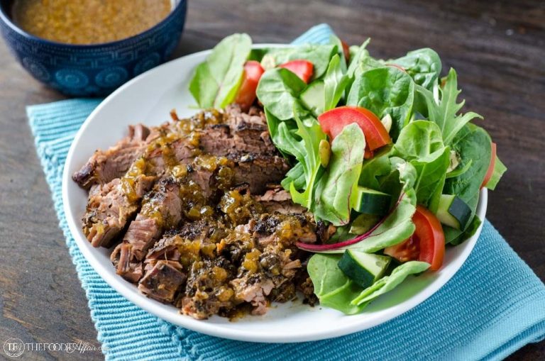 Flank Steak Slow Cooker Meal With A Simple Gravy Sauce