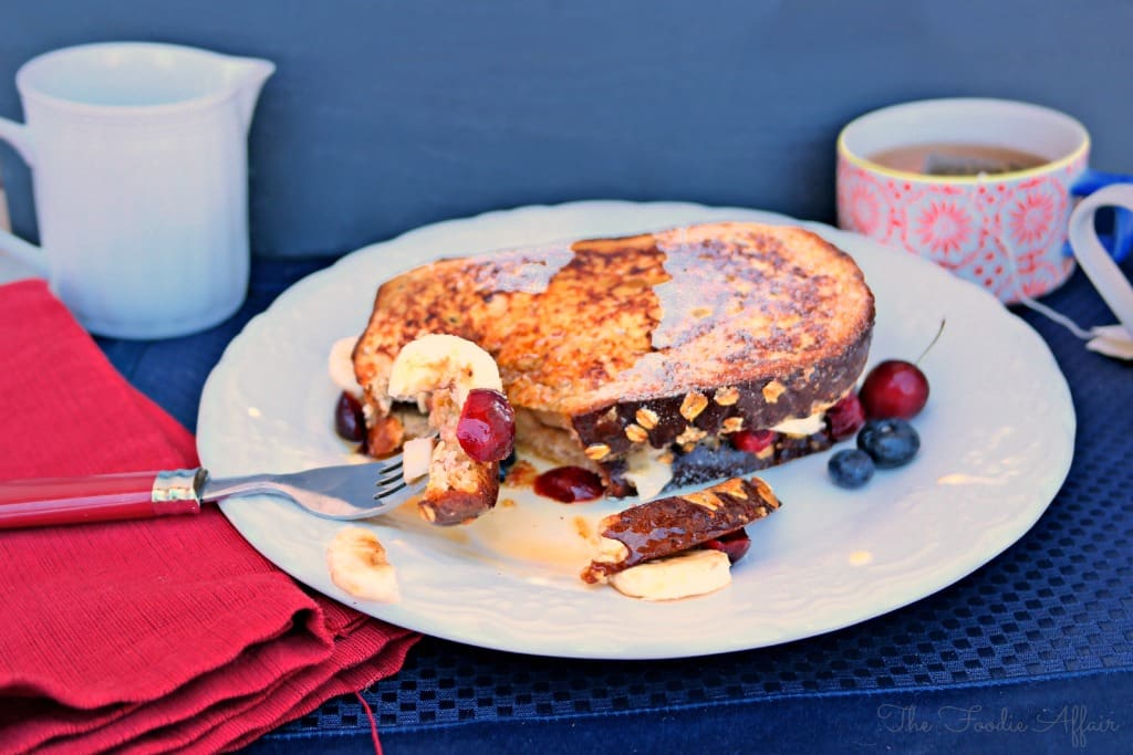 High Protein French Toast Sandwich - The Foodie Affair