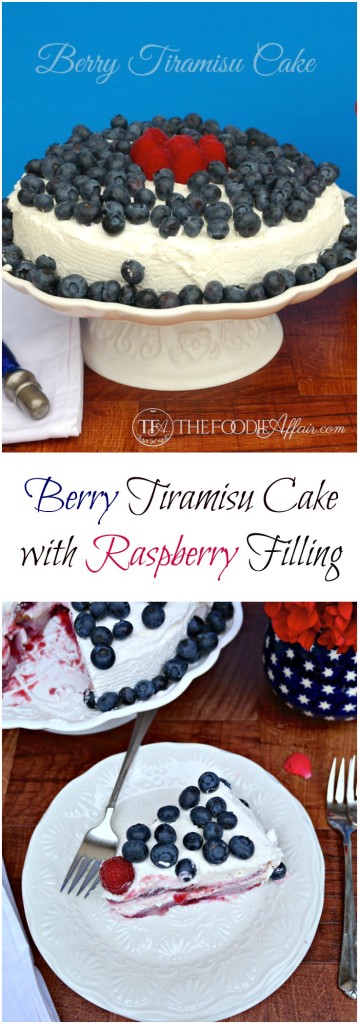 Berry Tiramisu Cake! This twist on the traditional Italian cake is made with fruit instead of coffee! The Foodie Affair