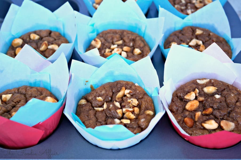 Peanut Butter Banana Muffins - The Foodie Affair