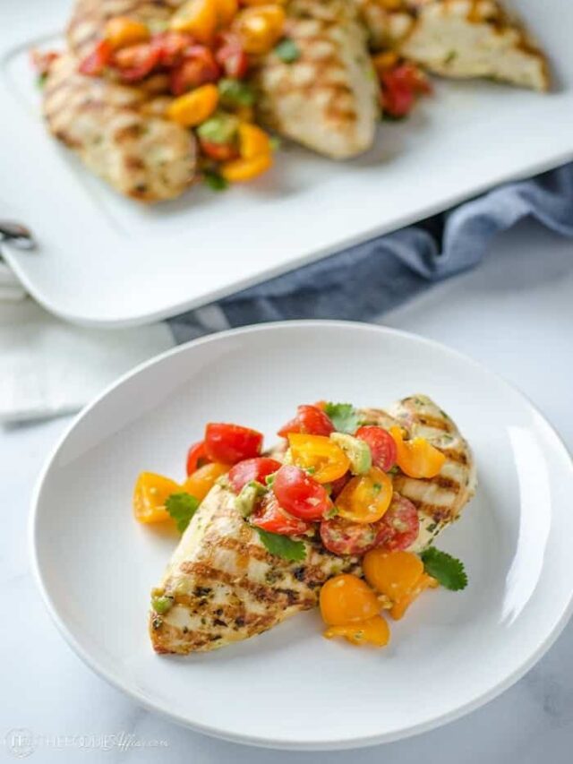 Grilled Chicken With Avocado Salsa Story