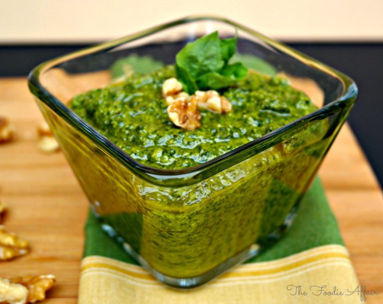 Basil Pesto with Walnuts