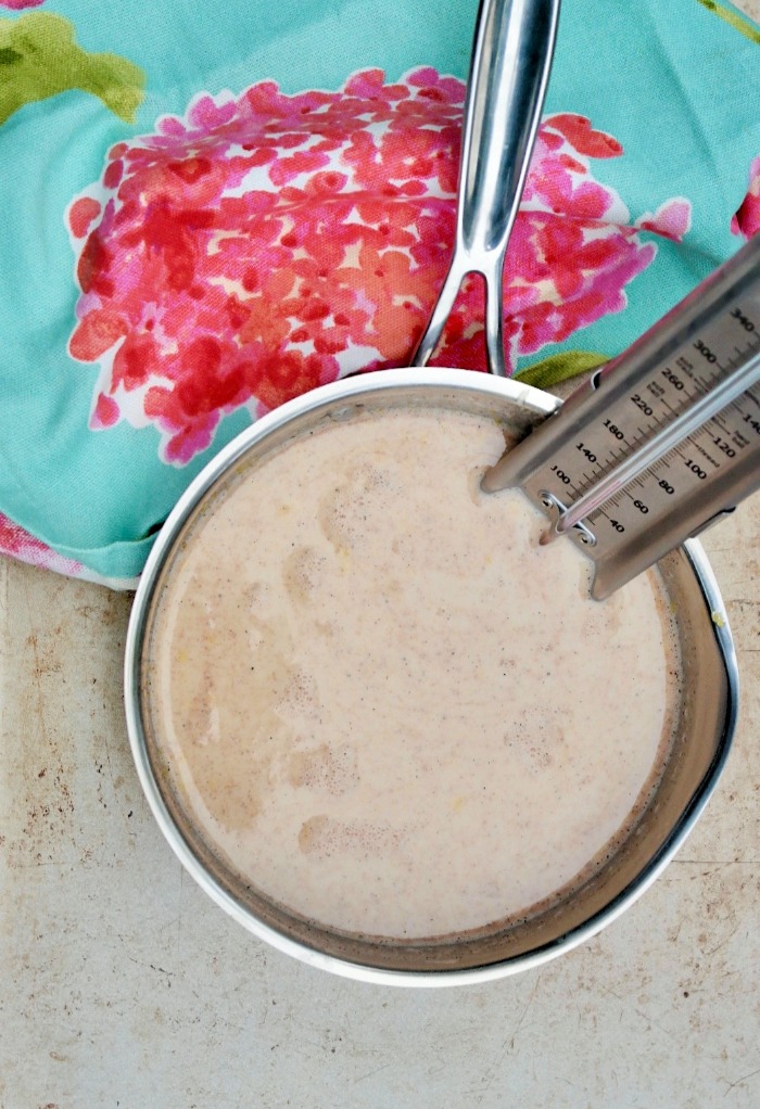 Heating all ice cream ingredients