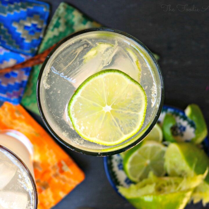 Moscow Mule Cocktail with lime