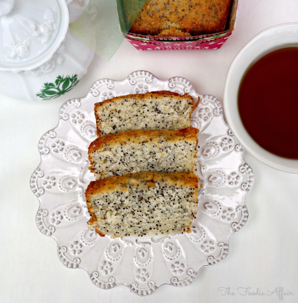 Almond Poppy Seed Bread - The Foodie Affair