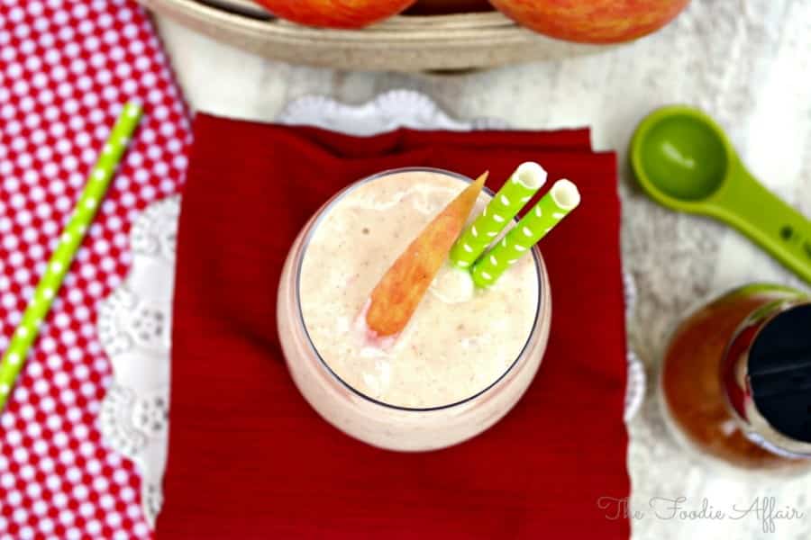 Apple Smoothie with Greek Yogurt Natural Protein The Foodie Affair