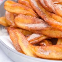 Churros with cinnamon-sugar mix.