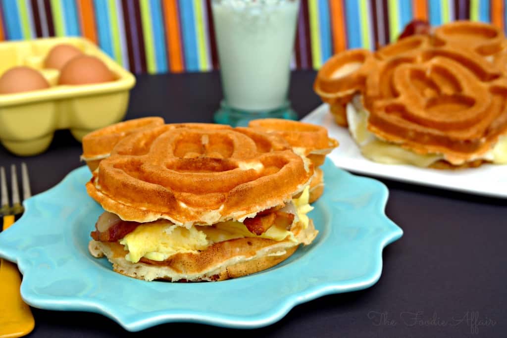 Breakfast Waffle Sandwich - The Foodie Affair