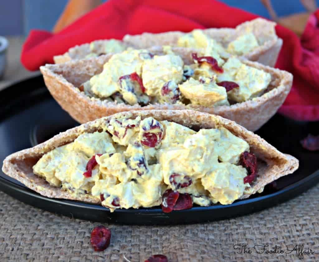 Curried Chicken Pita Sandwich - The Foodie Affair