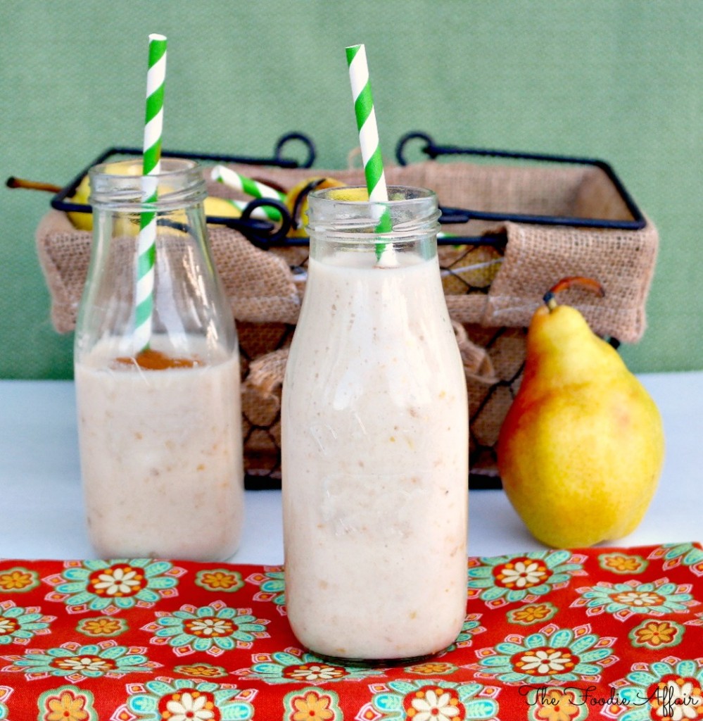 Pear Smoothie - The Foodie Affair